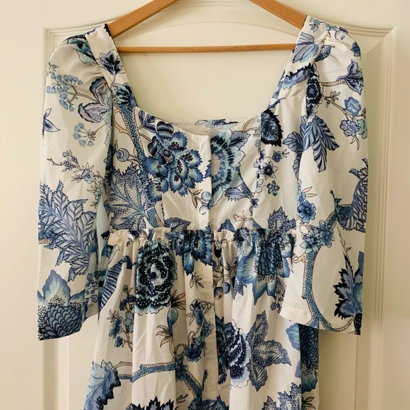 Tuckernuck Designer Inspired Jacobean Midi Dress M - Picture 11 of 12